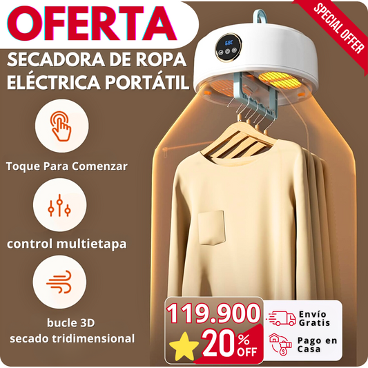 Secadora De Ropa Portatil Electric- PRO